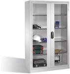 C+P Werkzeugschrank mit Sichtfenster-Dreht&uuml;ren, innen 4 B&ouml;den,...