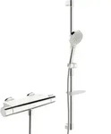 Hansa Duschsystem HANSAOPTIMA m Thermostat, Wandmontage (2-Loch), chrom