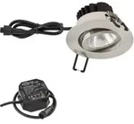 EVN Lichttechnik P-LED Einbauleuchte 230V 3000K Edelstahl PC650N91302