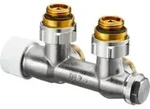 Oventrop Anschlussarmatur Multiblock T 1/2" AGx3/4" AG, Eck, Zweirohrarmatur