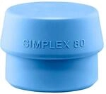 Schonhammerkopf SIMPLEX Kopf-D.80mm TPE-soft blau weich HALDER