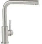 V&B Sp&uuml;ltisch-Einhebelmischer Steel Expert Compact-Window 45x275mm, Edelstahl massiv