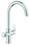 Grohe SPT-Batt. Blue Pure BauCurve 30580 C-Auslauf chrom