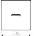 JUNG Taster 1fach JUNG HOME BT A 17101 WW