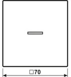 JUNG Taster 1fach JUNG HOME BT LS 17101 WW