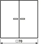 JUNG Taster 2fach JUNG HOME BT LS 17102 WW