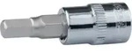 KS Tools 1/4" CHROME Bit-Stecknuss Innensechskant, 10mm