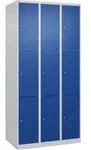 C+P Schlie&szlig;fachschrank Classic PLUS, 3 Abteile, 1850x900x500mm, 7035/5010 Innenh&ouml;he