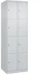 C+P Schlie&szlig;fachschrank Classic PLUS, 2 Abteile, 1850x600x500mm, 7035/7035...