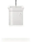Duravit Waschtischunterschrank White Tulip 38,4x29,8cm, 1 T m G, Anschl li, we hgl