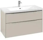 V&B Waschtischunterschrank Subway 3.0 97,3x57,6x47,8cm, m LE/Gr AL g, cashm Gr