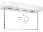 ESYLUX LED-Notleuchte ws 3h, f.AP-/Deckenmon. SLXELLED#EN10077371