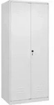 C+P Putzmittel-Spind Classic PLUS, 2 Abteile, 1850x800x500mm, 9016/9016 Verschluss