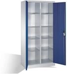 C+P Werkzeugschrank mit Dreht&uuml;ren, innen 10 F&auml;cher, H1950xB930xT500mm Front
