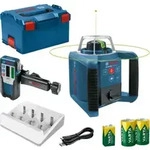 Bosch Rotationslaser GRL 300 HVG + LR 1 G, Batterien: 1 x 9V + 2 x 1,2V HR20 in