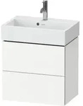 Duravit Waschtischunterschrank Compact L-Cube 58,4x39,1x54,4cm, 2 La, wandh&auml;ngend,