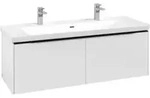 V&B Waschtischunterschrank Subway 3.0 127,2x42,9x47,8cm, o LE/Gr vo bla, P wh.