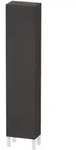 Duravit Hochschrank L-Cube 40x24,3x176cm, T&uuml;r li, graphit supermatt