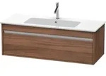 Duravit Waschtischunterschrank Ketho 120x47,5cm, Nussb Nat, 1 Ausz., wandh&auml;ngend