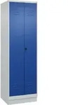 C+P W&auml;sche-/Kombispind Classic PLUS, Sockel, 2 Abteile, 1950x600x500mm, 7035/501