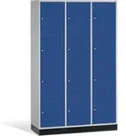 C+P Schlie&szlig;fachschrank Intro, 12 F&auml;cher, H1950xB1220xT500mm Front Enzianblau...