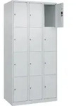 C+P Schlie&szlig;fachschrank Classic PLUS, 3 Abteile, 1850x900x500mm, 7035/7035 Innenh&ouml;he