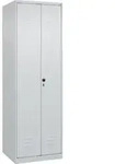 C+P Putzmittel-Spind Classic PLUS, 2 Abteile, 1850x600x500mm, 7035/7035...