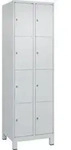 C+P Schlie&szlig;fachschrank Classic PLUS, F&uuml;&szlig;e, 2 Abteile, 1950x600x500mm,...