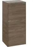 V&B Seitenschrank Subway 3.0 40x86x36,2cm, Sch R/Gr Alu gl, Ariz. Oa