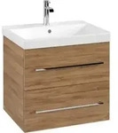 V&B Waschtischunterschrank Avento 58x51,4x48cm, 2 A, wd, G vc gl., Kan Oa