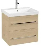 V&B Waschtischunterschrank Avento 58x51,4x48cm, 2 A, wd, G vc gl., Nord Oa