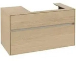 V&B Waschtischunterschrank Collaro 100x54,8x50cm, WT rechts, nordic oak
