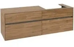 V&B Waschtischunterschrank Collaro 160x54,8x50cm, WT rechts, kansas oak