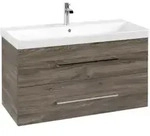 V&B Waschtischunterschrank Avento 98x51,4x48cm, 2 A, wd, G vc gl., st. Oa