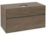 V&B Waschtischunterschrank Collaro 100x54,8x50cm, WT mittig, Arizona Oak