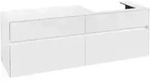 V&B Waschtischunterschrank Collaro 160x54,8x50cm, WT rechts, glossy white