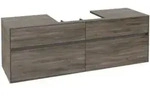 V&B Waschtischunterschrank Collaro 160x54,8x50cm, WT mittig, stone oak