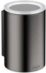 hansgrohe Zahnputzbecher Axor Universal Circular d 76x114mm, Wandmont., pol. black