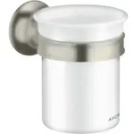 hansgrohe Zahnputzbecher Axor Montreux Gl., Ha. Met., Wandmont., Edelstahl-Optik