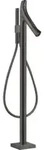 hansgrohe Fertigset Axor Starck Organic Badewannenthermostat, A 175mm, boden, brush.