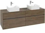 V&B Waschtischunterschrank Collaro 160x54,8x50cm, f 2 WT, Arizona Oak