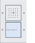 Gira T&uuml;rstation AP 1fach reinwei&szlig; 126666