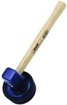 Idealspaten Plattenlegerhammer Sieger 1,5 kg rund + auswechselbarer Gummiaufsatz