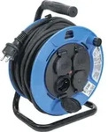 BGS Kabeltrommel 25 m 3 x 1,5 mm2 4 Steckdosen mit Verschlusskappe IP 44 3500 W