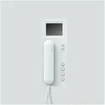 Siedle&S&ouml;hne Bus-Telefon Standard weiss m.Farbmonitor BTSV 850-03 W