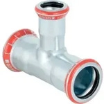 Geberit T-St&uuml;ck Mapress C-Stahl d= 28x18x28mm, reduziert