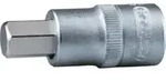 KS Tools 1" Bit-Stecknuss Innensechskant, kurz, 17 mm