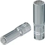 KS Tools 3/8" CHROMEplus 12-kant-Stecknuss, lang, 13mm