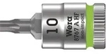 Wera 8767 A HF TX Zyklop Bitnuss mit 1/4"-Antrieb, mit Haltefunktion, TX 10 x 28 mm