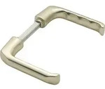 Hoppe T&uuml;rdr&uuml;ckerpaar London 113 H Alu.F2 o.Rosetten VK 10mm